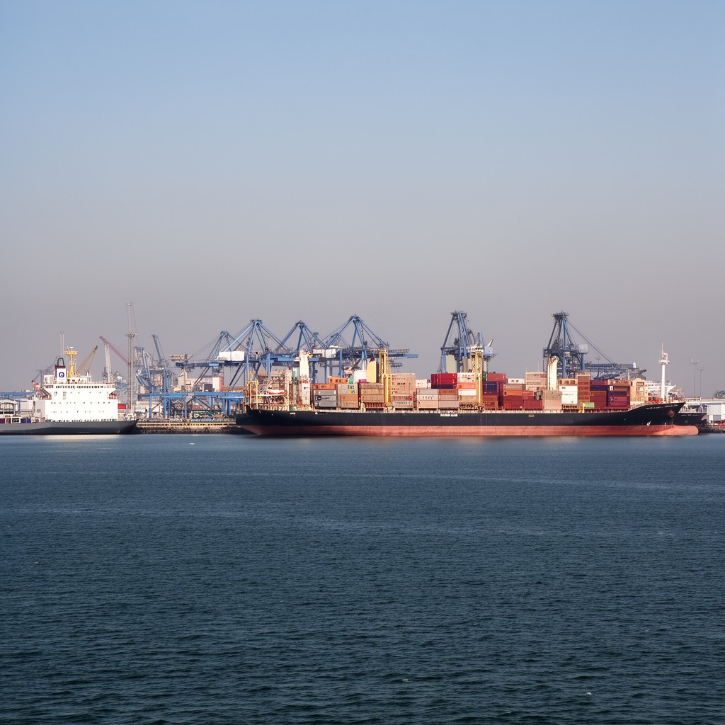 AI-generated illustration of Mundra Port