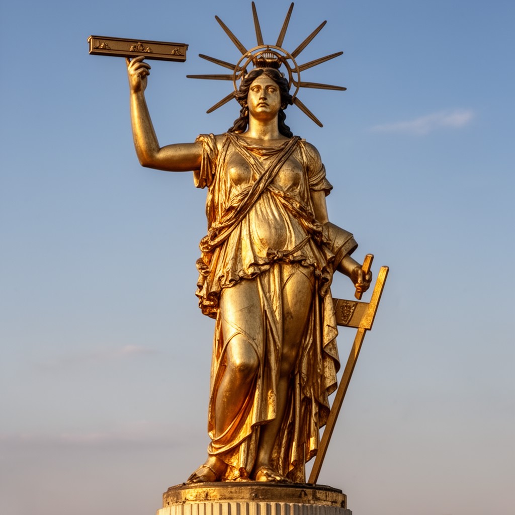 AI-generated illustration of Athena Parthenos
