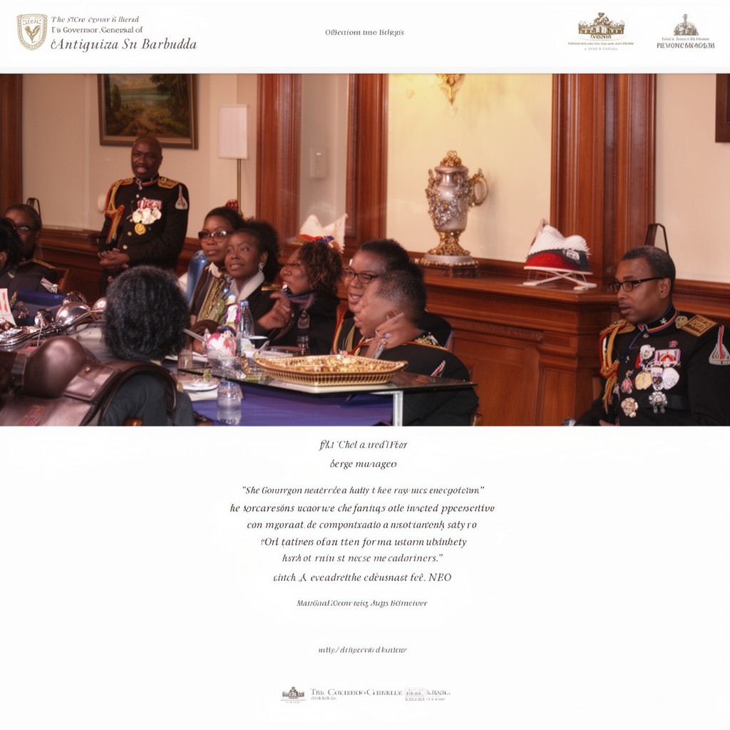 AI-generated illustration of Governor-General of Antigua and Barbuda