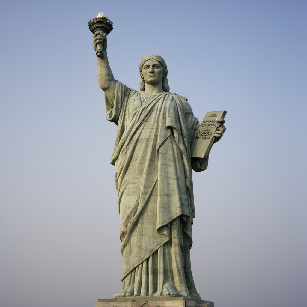 AI-generated illustration of Statue of Unity