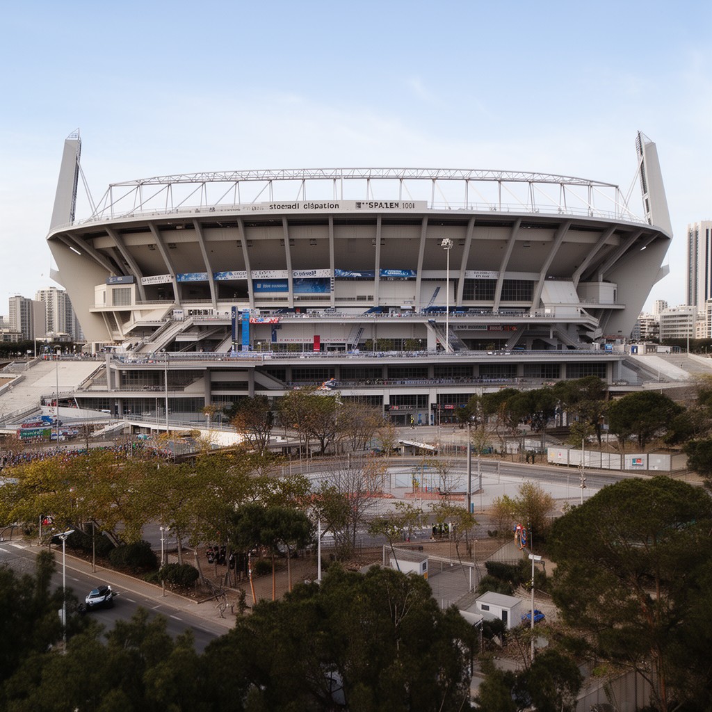 AI-generated illustration of Stade Vélodrome