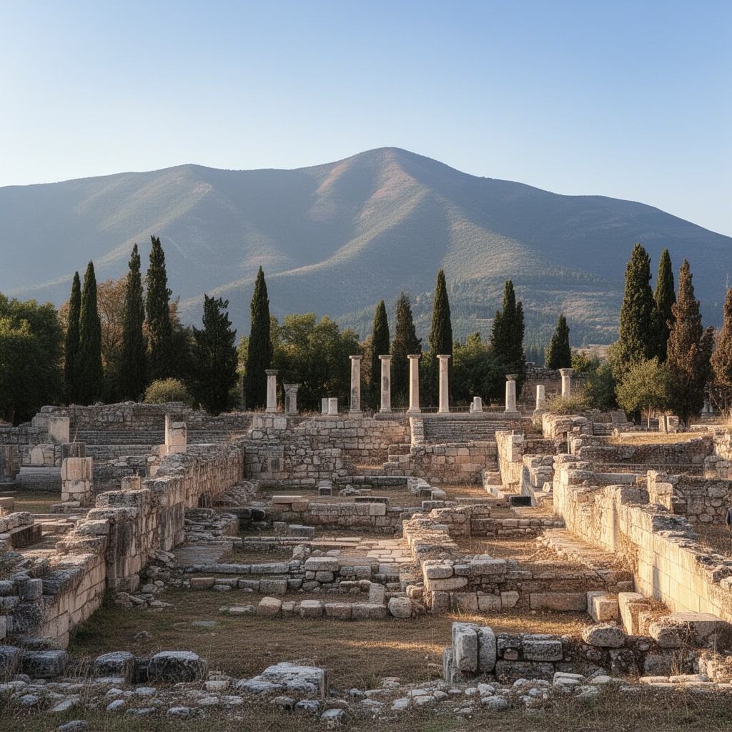 AI-generated illustration of Larisa (ancient city)