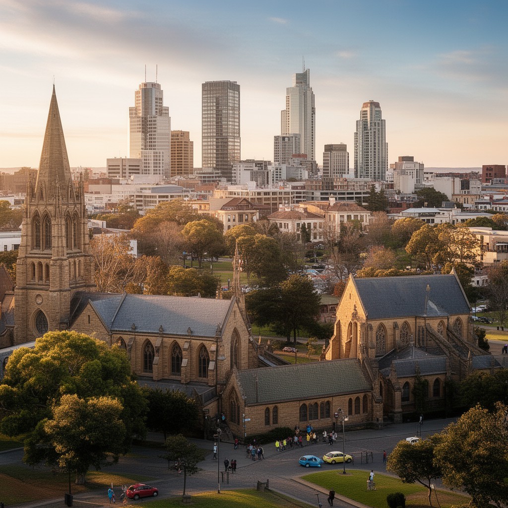 AI-generated illustration of City of Churches