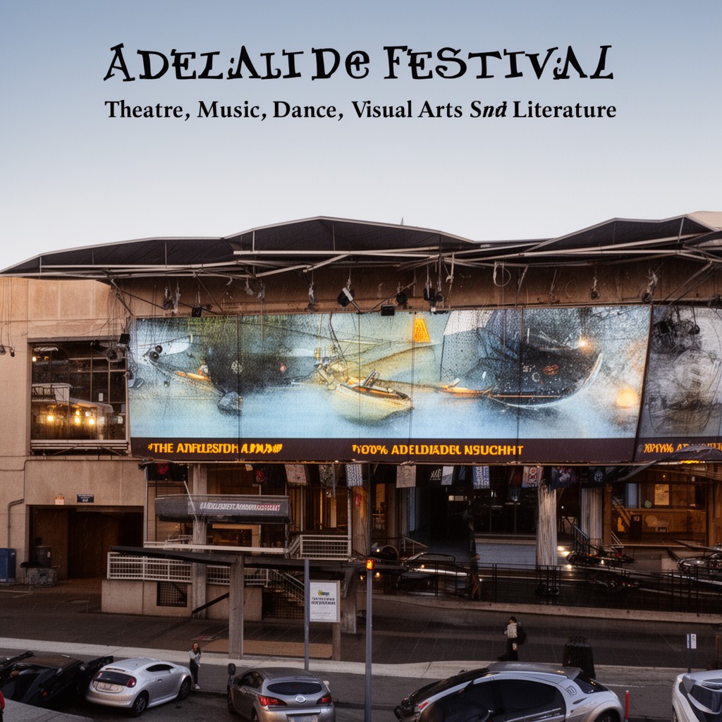 AI-generated illustration of Adelaide Festival