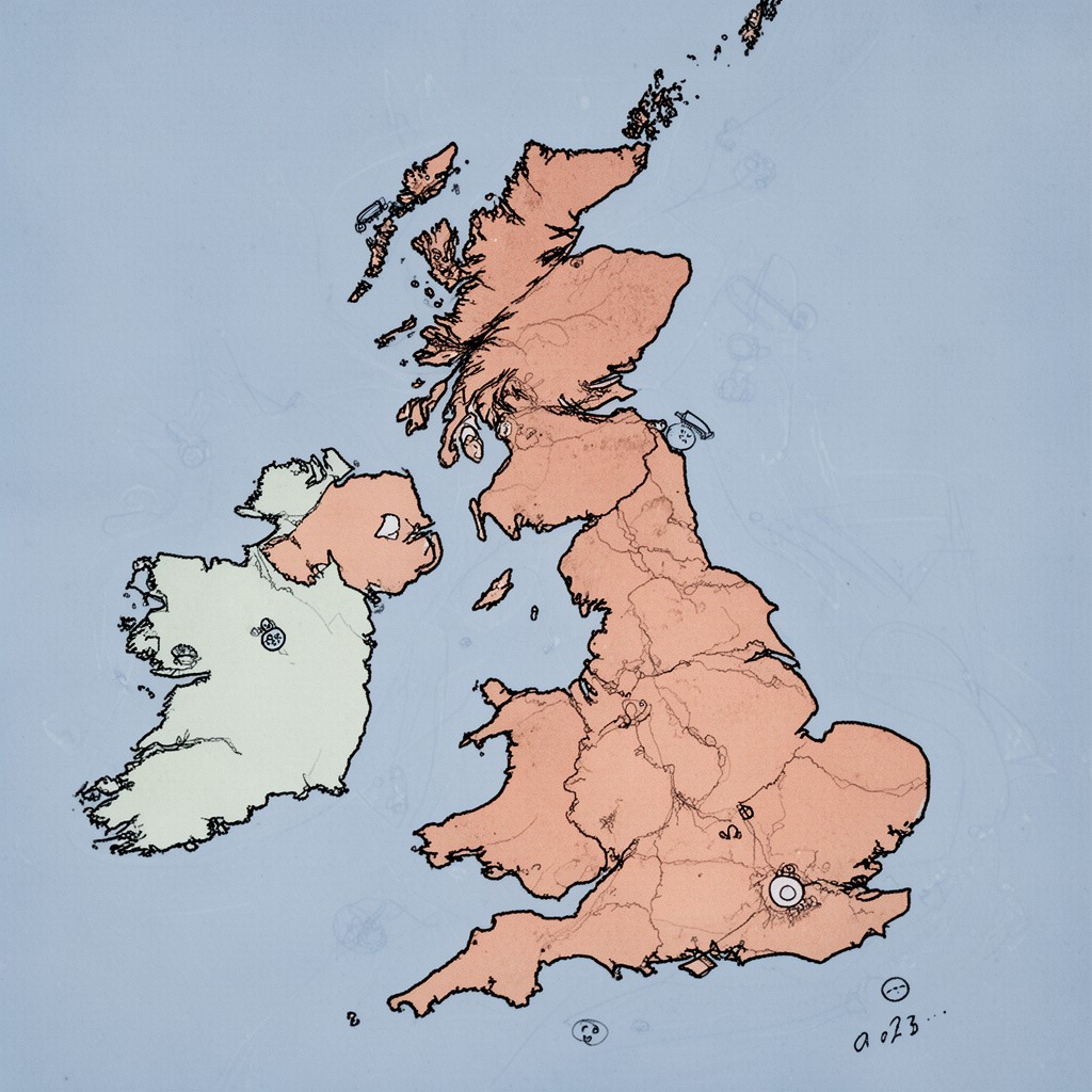 AI-generated illustration of United Kingdom