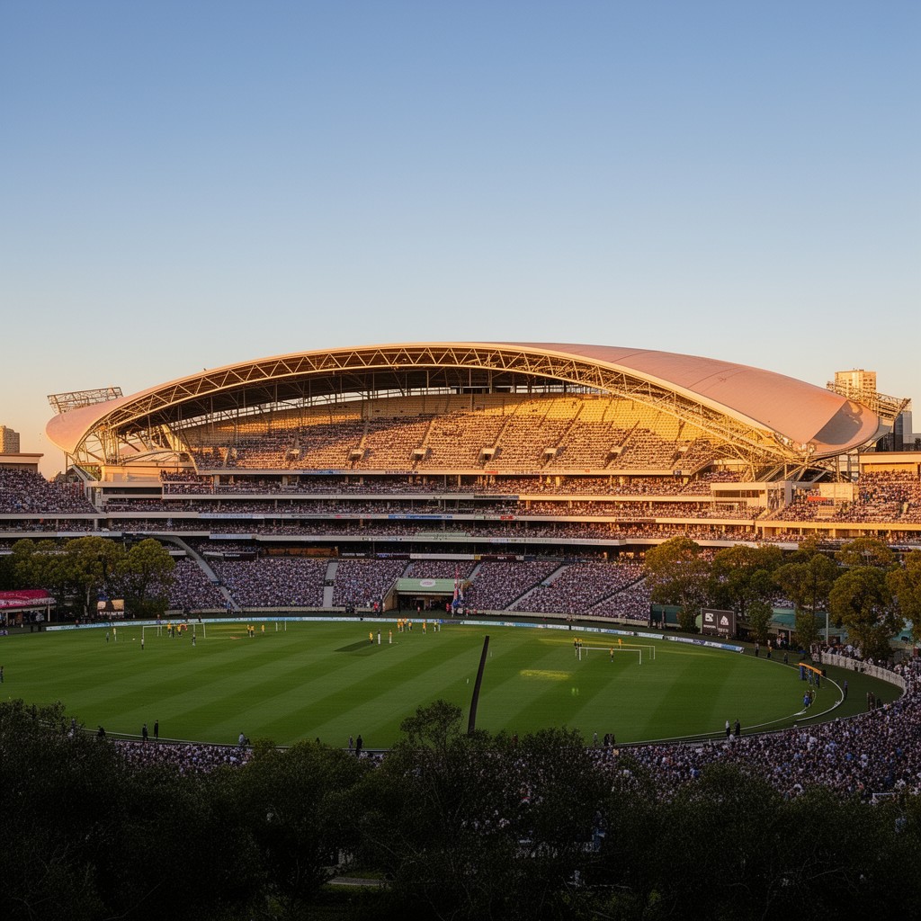 AI-generated illustration of Adelaide Oval