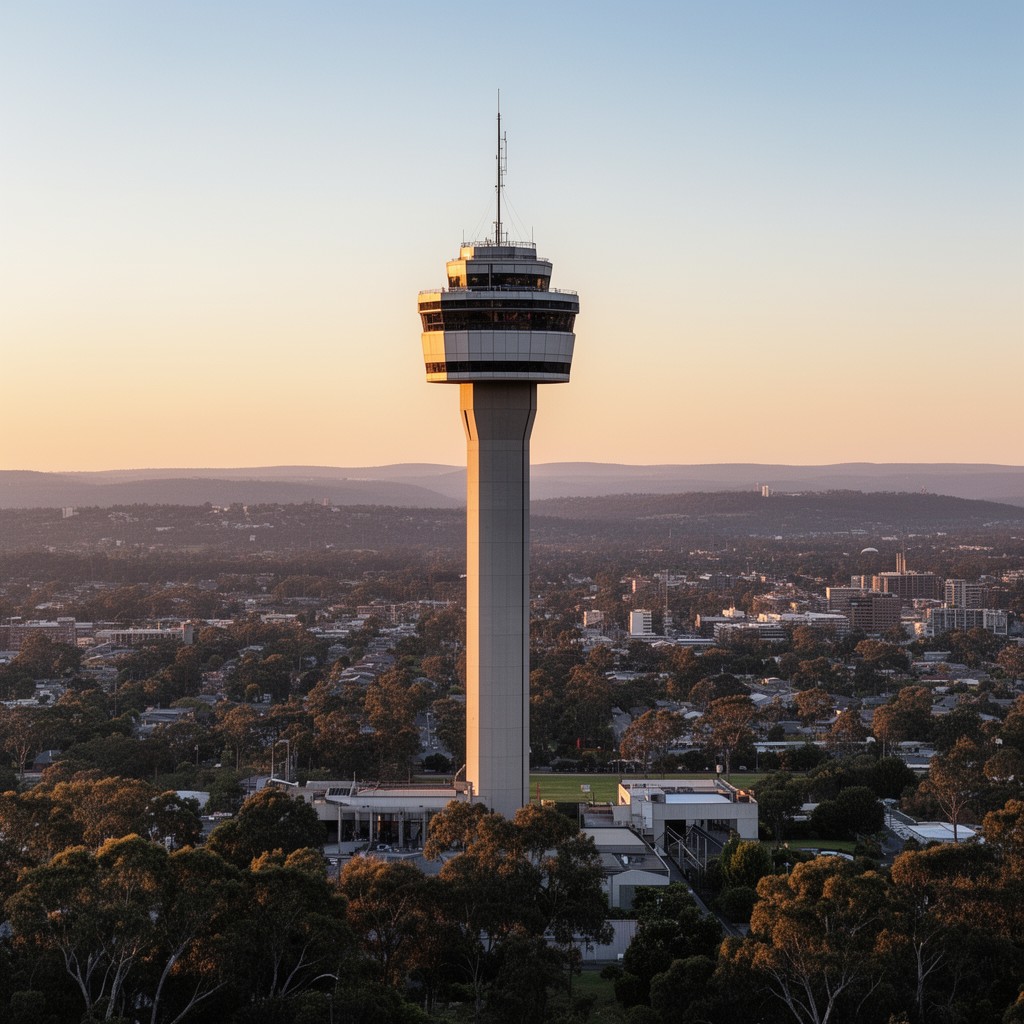 AI-generated illustration of Telstra Tower