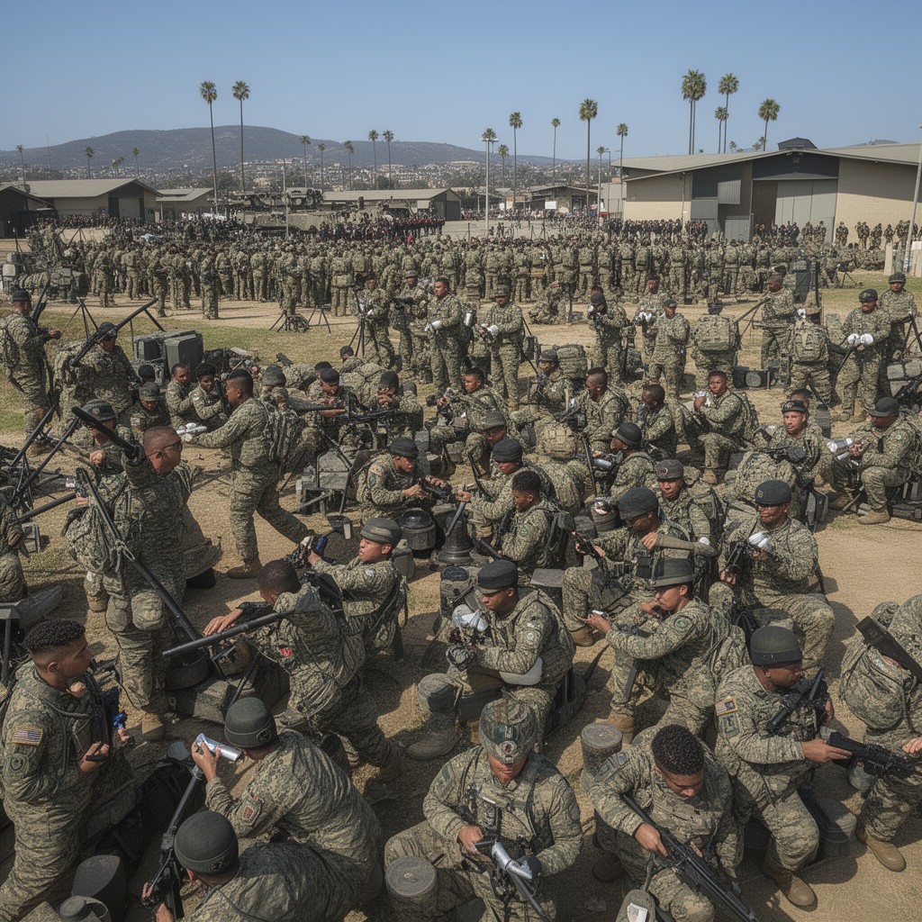 AI-generated illustration of Support Battalion