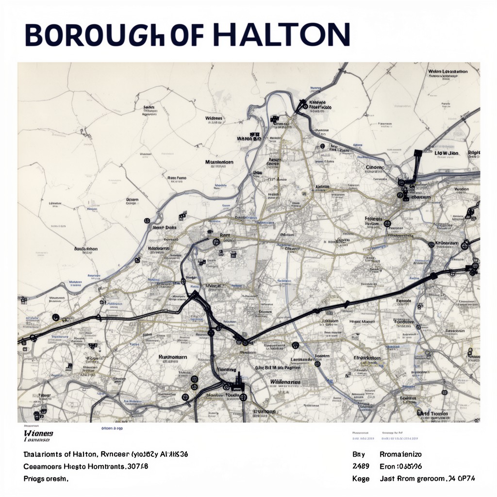 AI-generated illustration of Borough of Halton