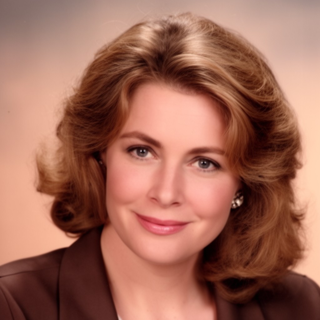 AI-generated illustration of Jean Rogers