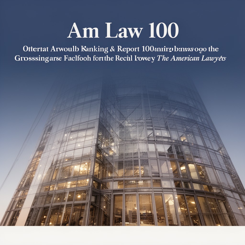 AI-generated illustration of Am Law 100
