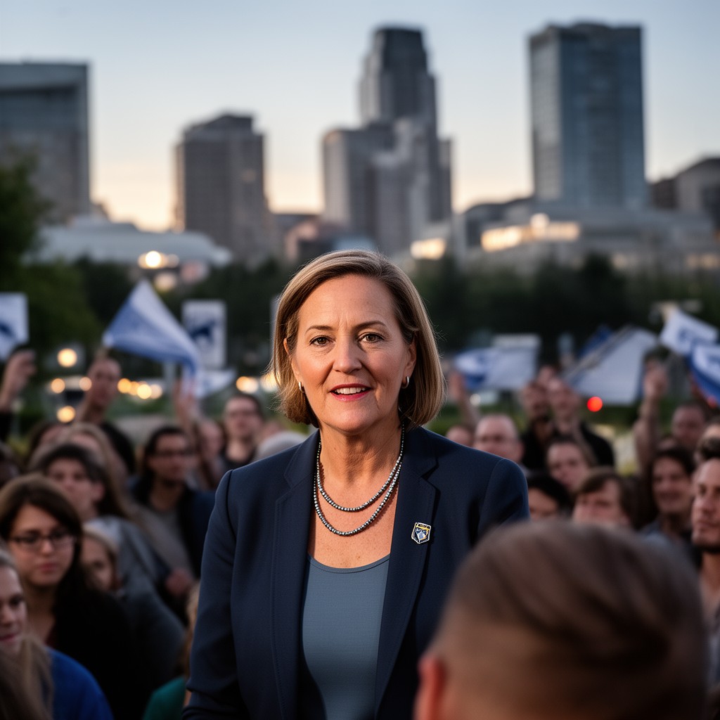 AI-generated illustration of Jenny Durkan