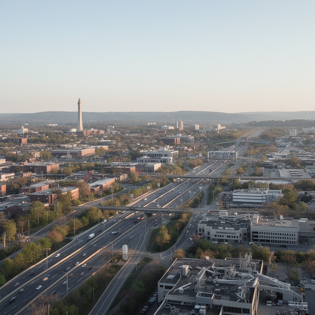 AI-generated illustration of Dulles Technology Corridor