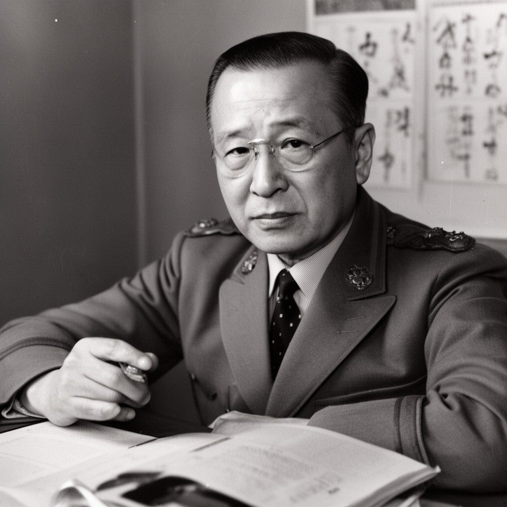 AI-generated illustration of Koiso Kuniaki