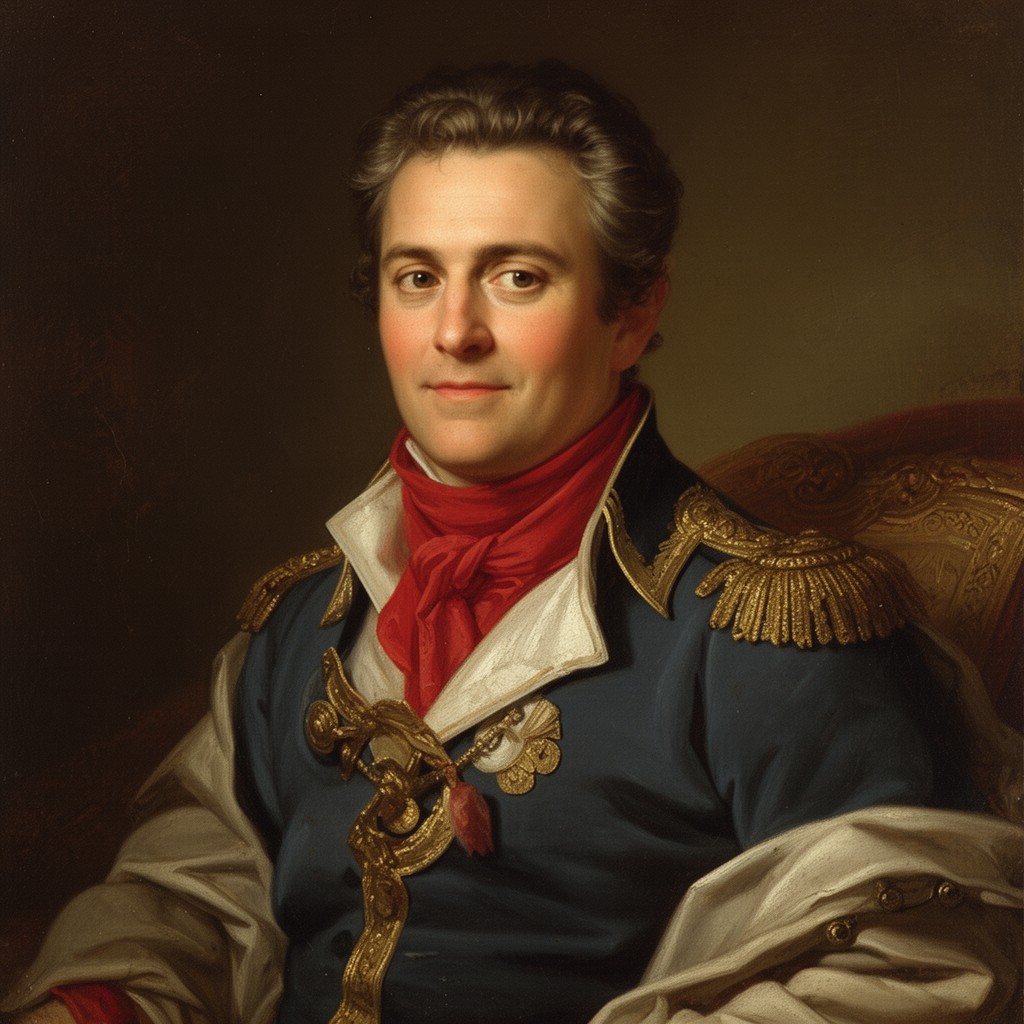 AI-generated illustration of Charles-René de Bombelles