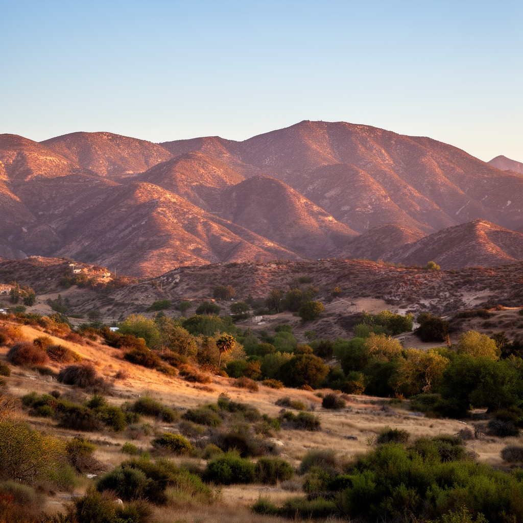 AI-generated illustration of Sierra Pelona Mountains