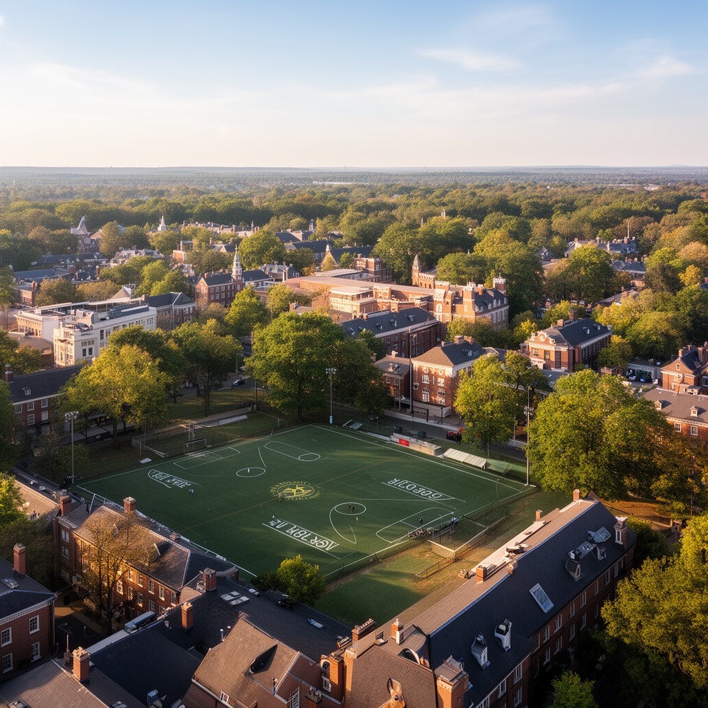 AI-generated illustration of Holmes Field