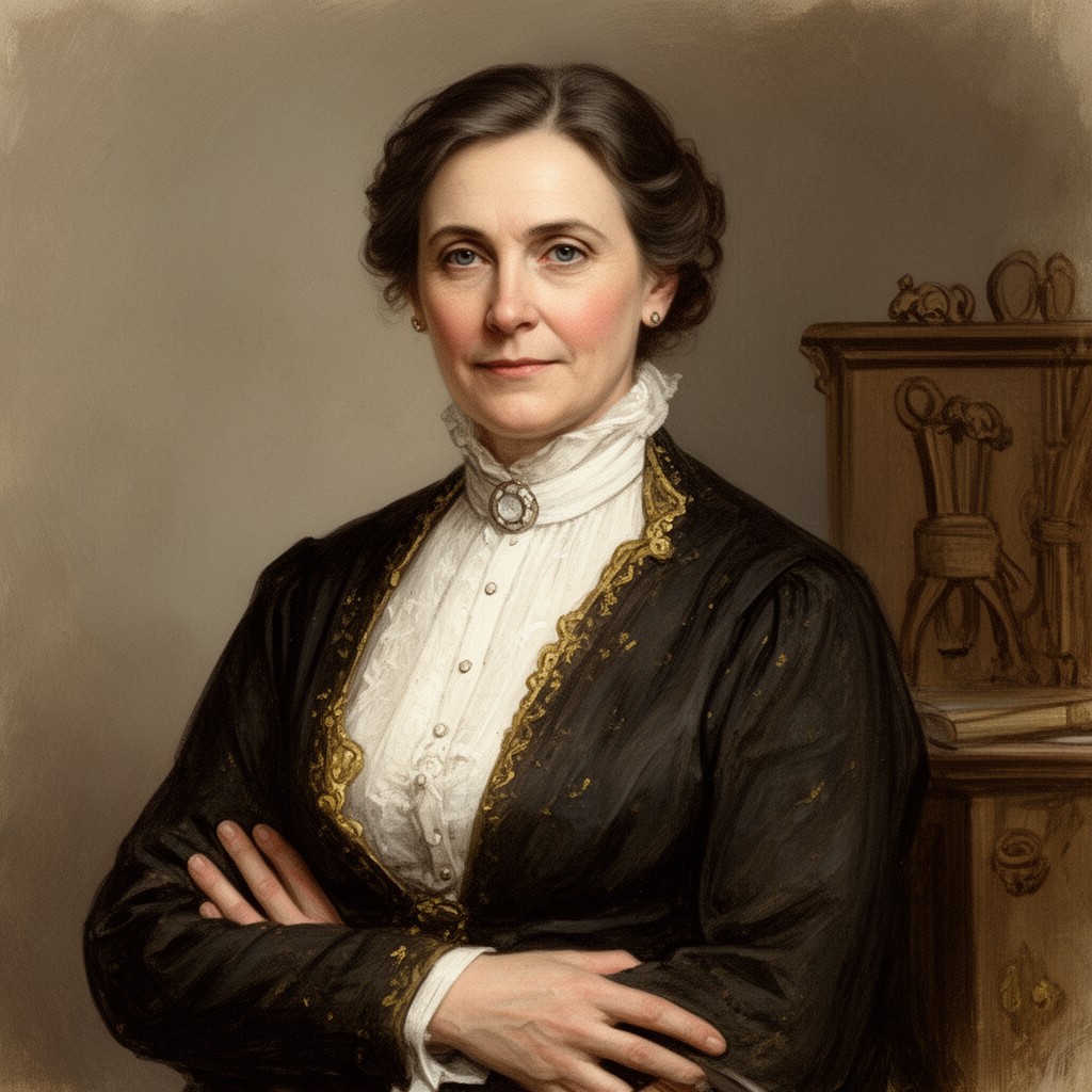 AI-generated illustration of Isabella Beecher Hooker
