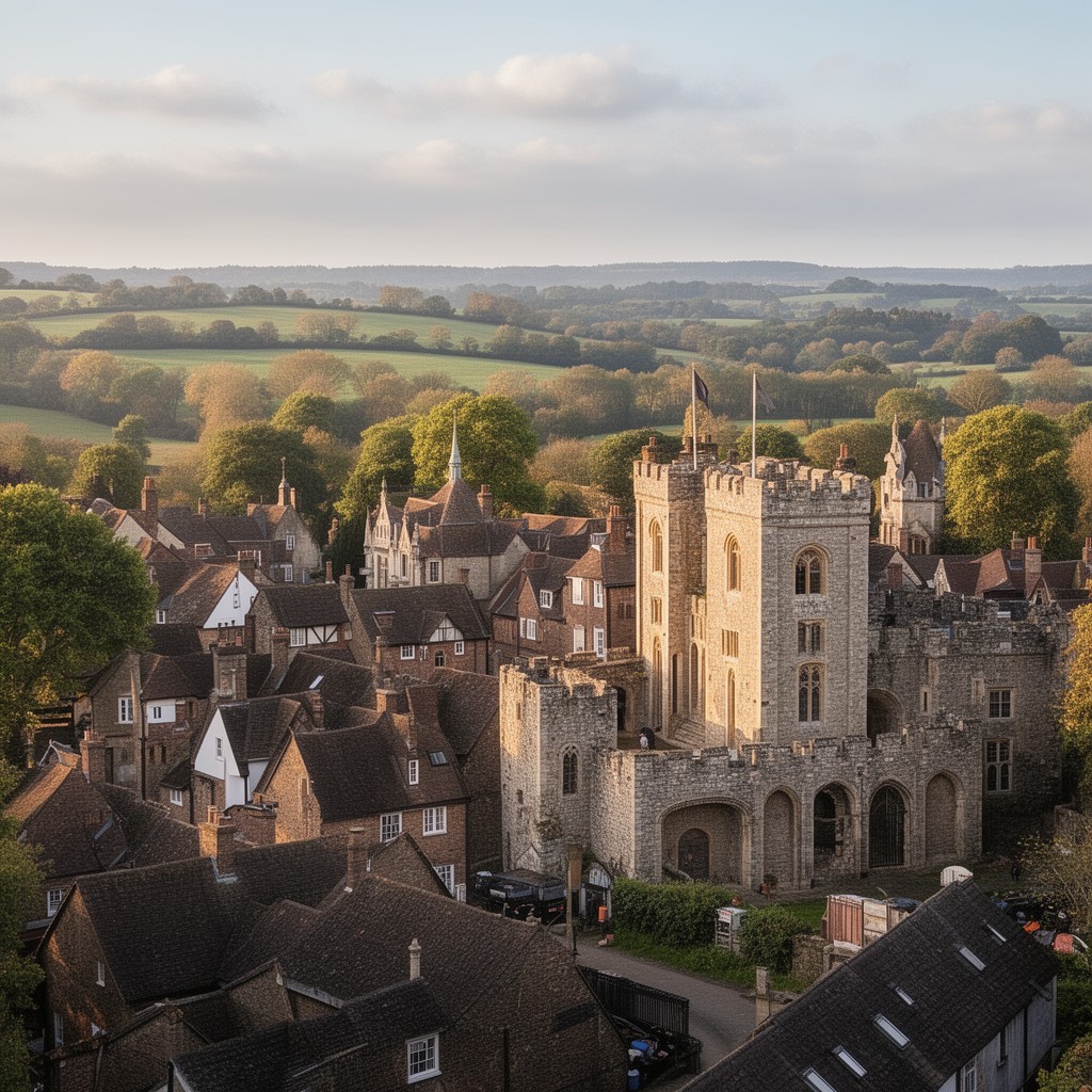 AI-generated illustration of Berkhamsted