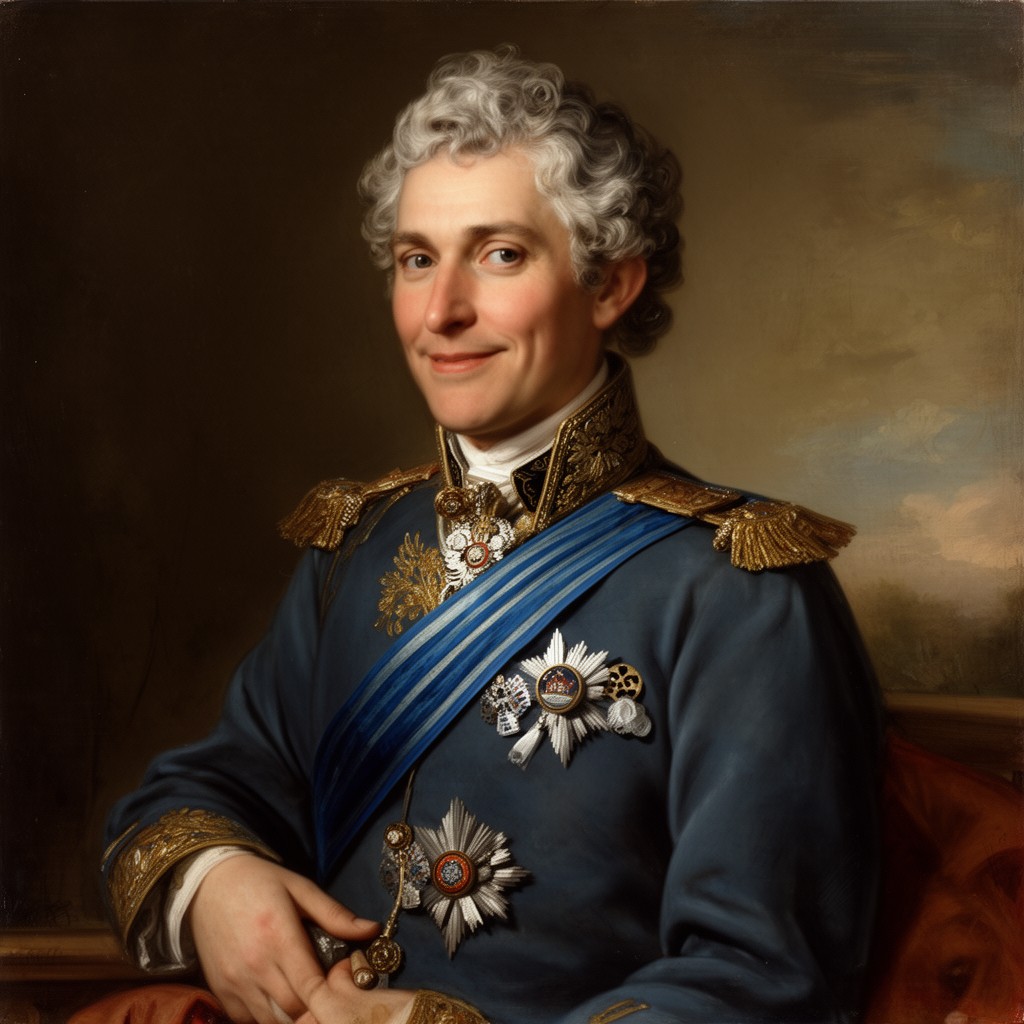 AI-generated illustration of Frederick William II of Prussia