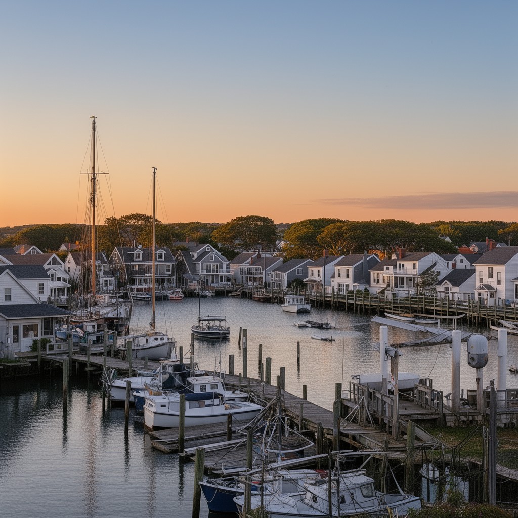 AI-generated illustration of Great Harbor