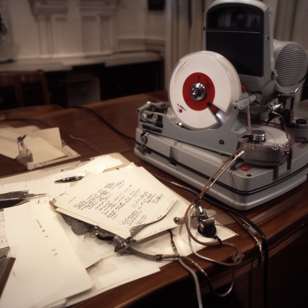 AI-generated illustration of White House tapes