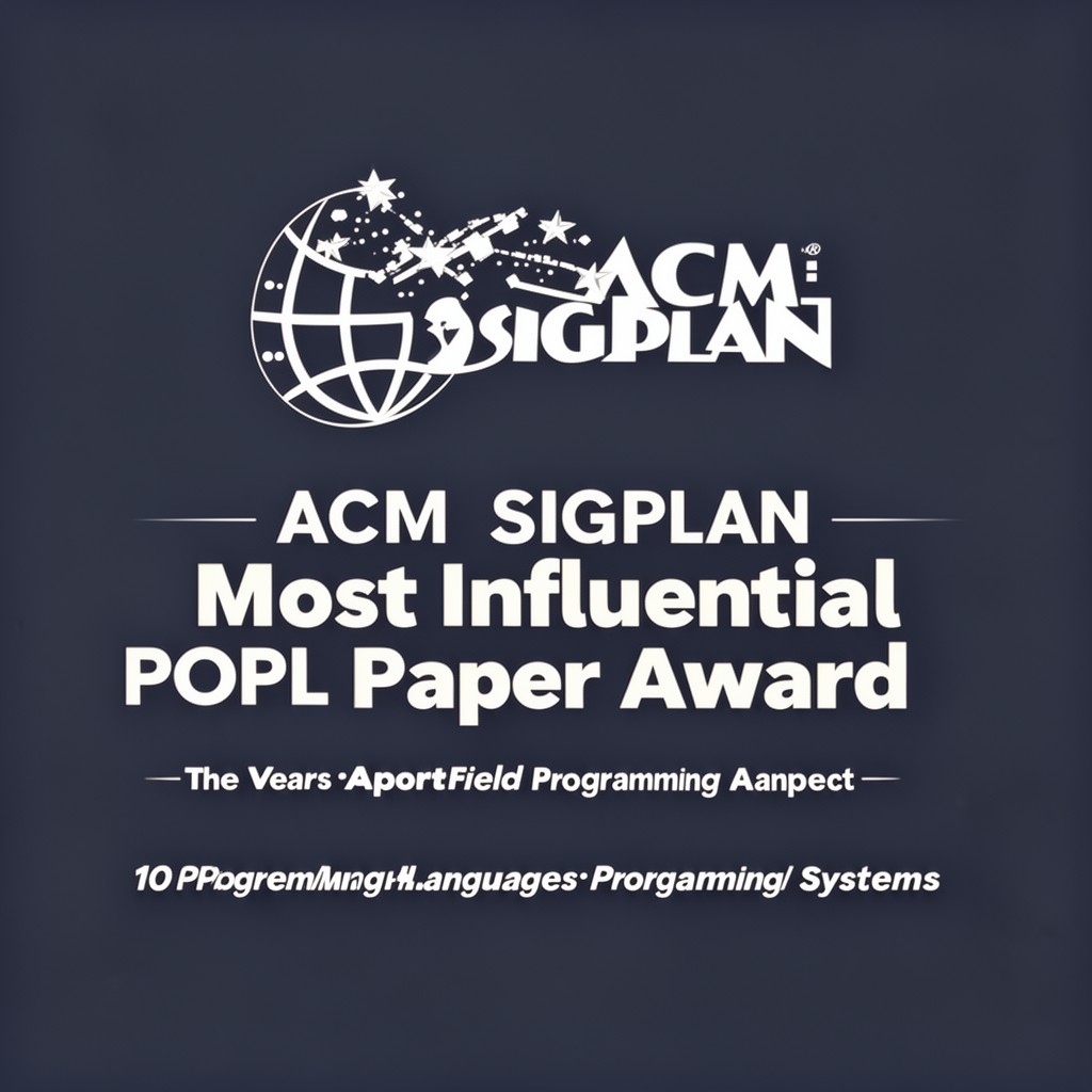 AI-generated illustration of ACM SIGPLAN Most Influential POPL Paper Award