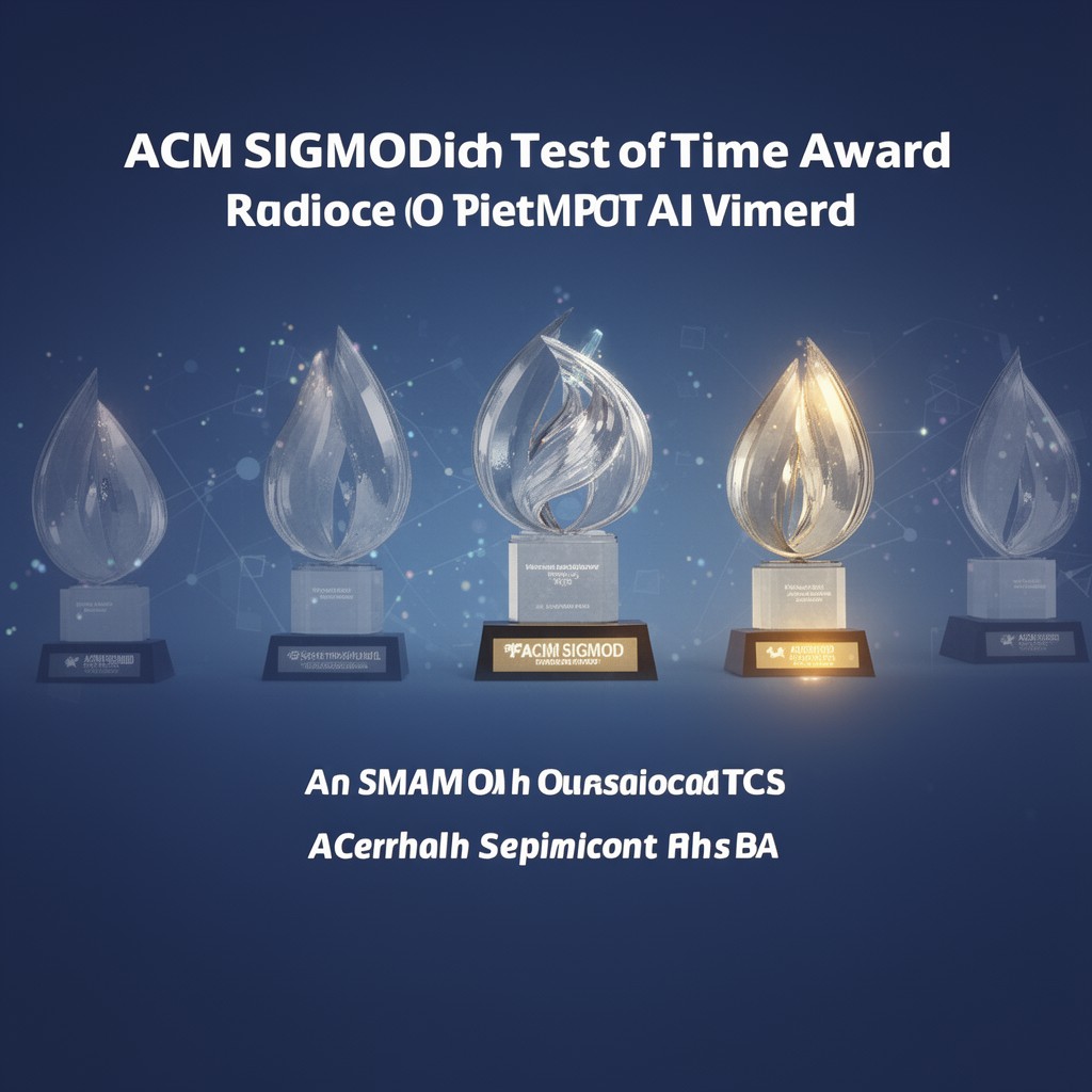 AI-generated illustration of ACM SIGMOD Test of Time Award