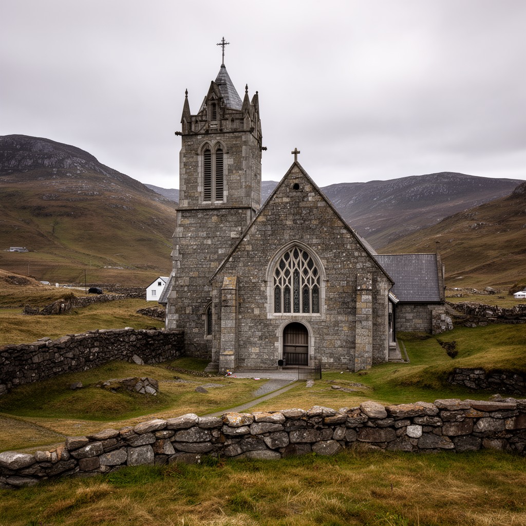 AI-generated illustration of St Edward’s Church