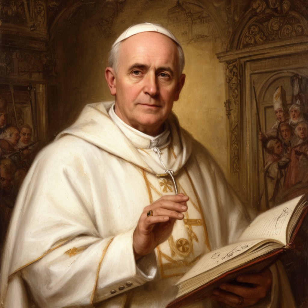 AI-generated illustration of Pope Urban II