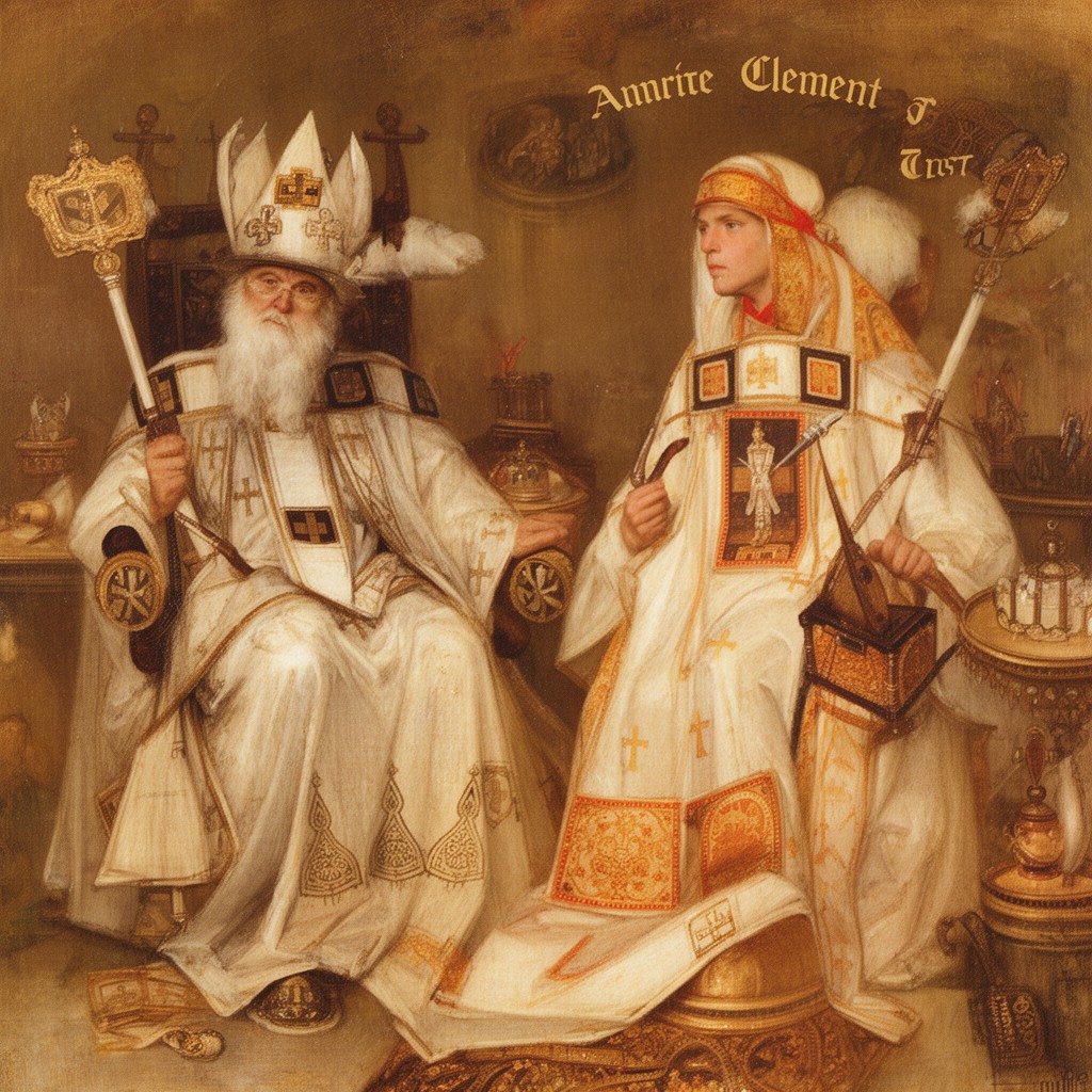 AI-generated illustration of pontificate of Clement V