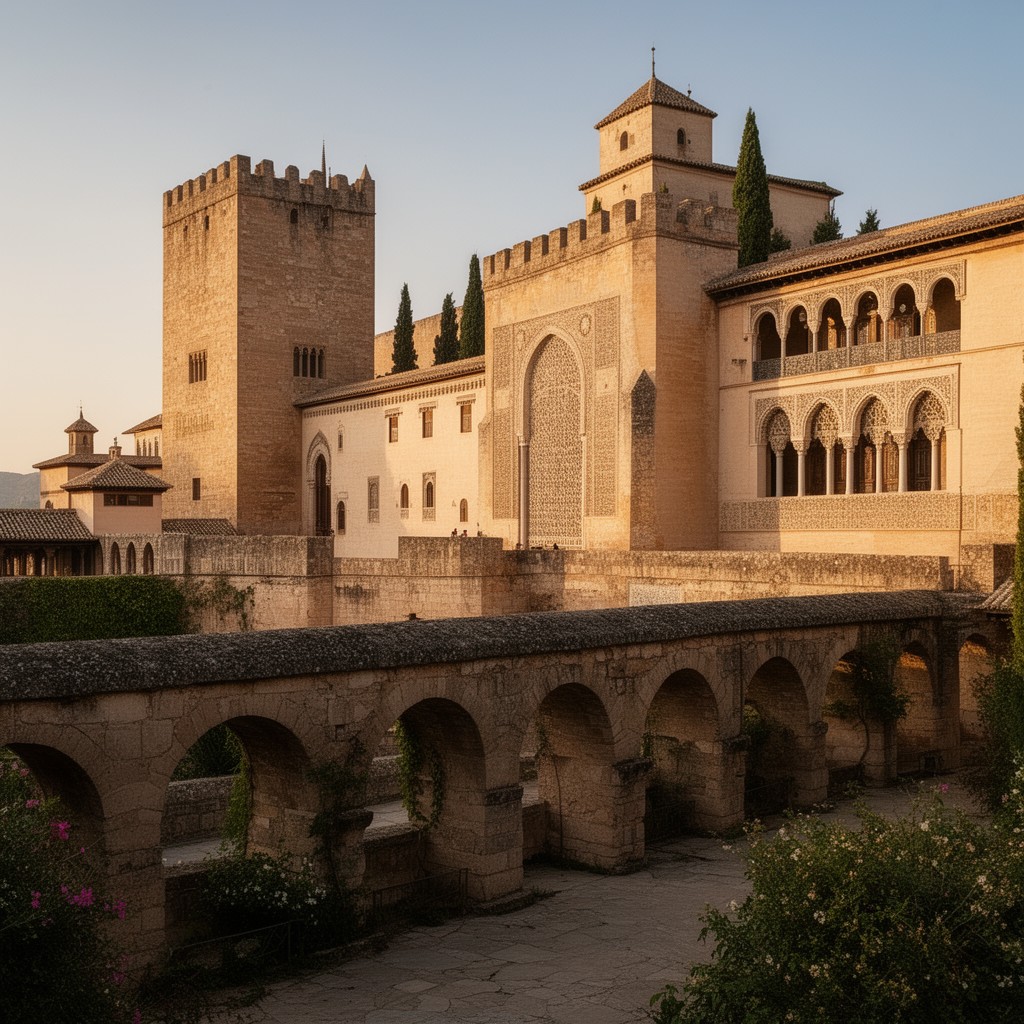 AI-generated illustration of Alhambra