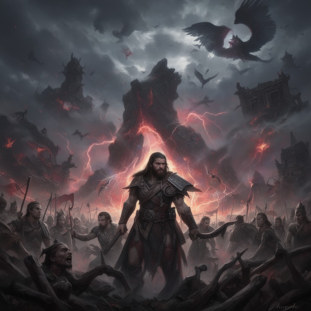 AI-generated illustration of Ragnarok