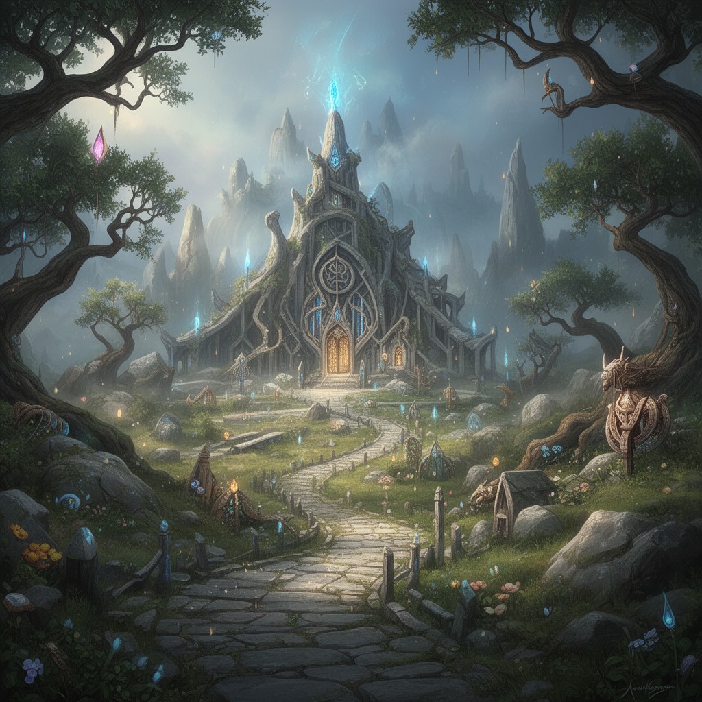 AI-generated illustration of Vanaheim