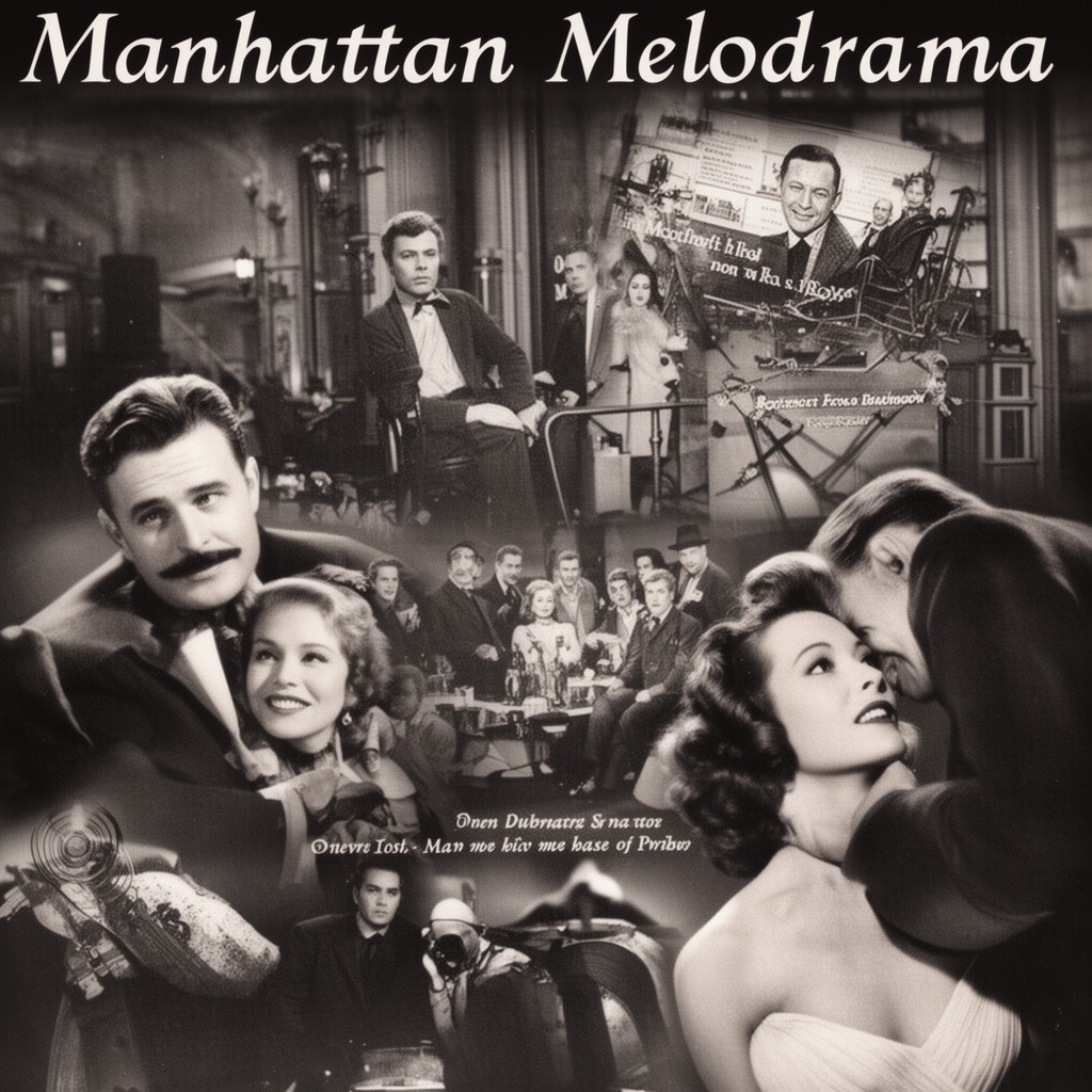 AI-generated illustration of Manhattan Melodrama