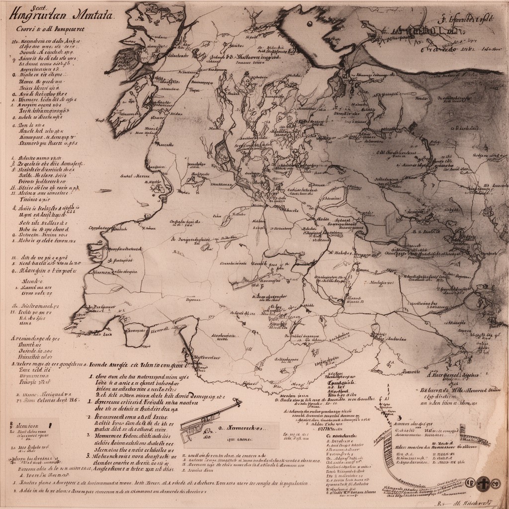 AI-generated illustration of Anglo-Scottish Wars