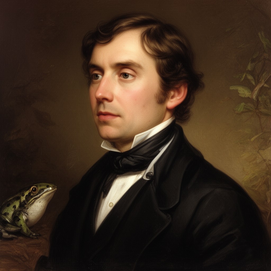 AI-generated illustration of Leopold Fitzinger