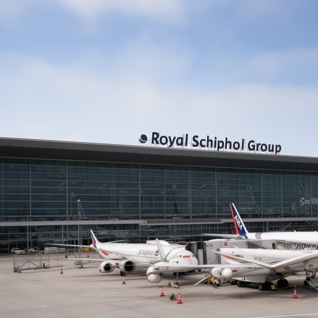 AI-generated illustration of Royal Schiphol Group