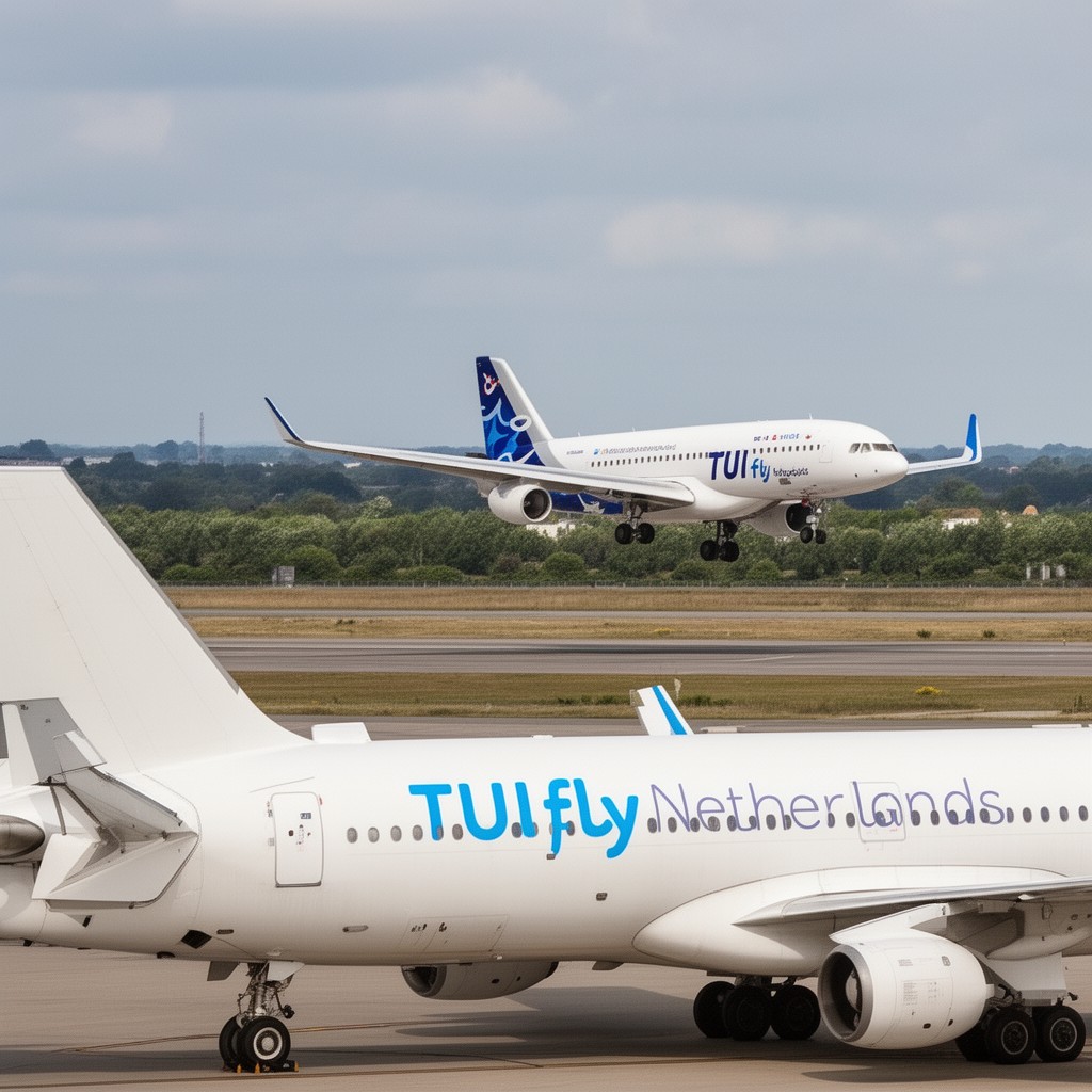 AI-generated illustration of TUI fly Netherlands