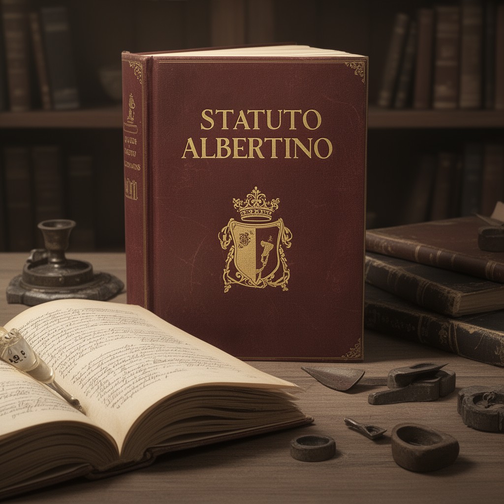 AI-generated illustration of Statuto Albertino