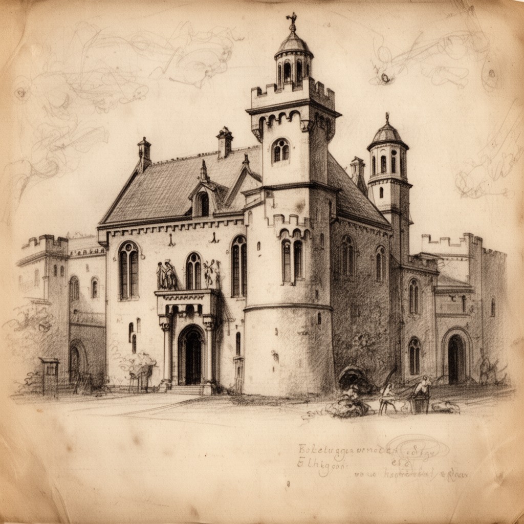 AI-generated illustration of House of Ivrea