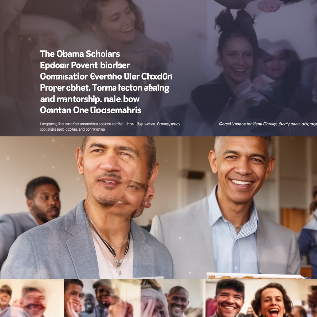 AI-generated illustration of Obama Scholars Program
