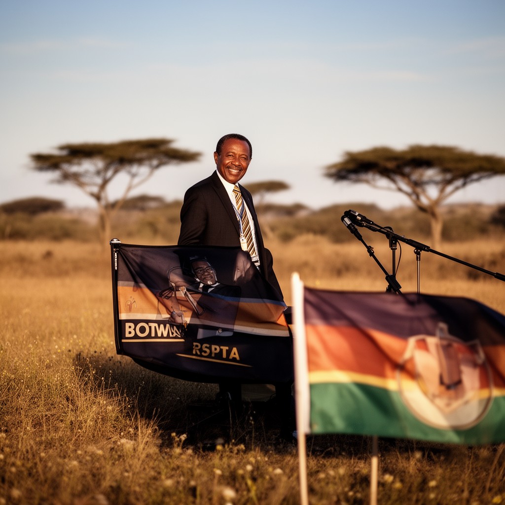 AI-generated illustration of President of Botswana