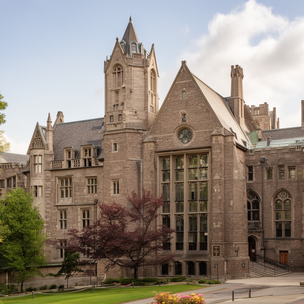 AI-generated illustration of Yale Divinity School