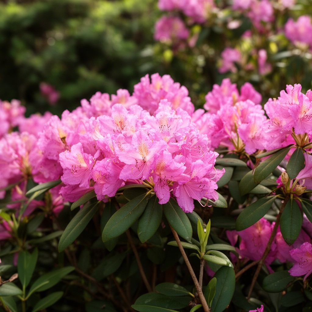 AI-generated illustration of rhododendron