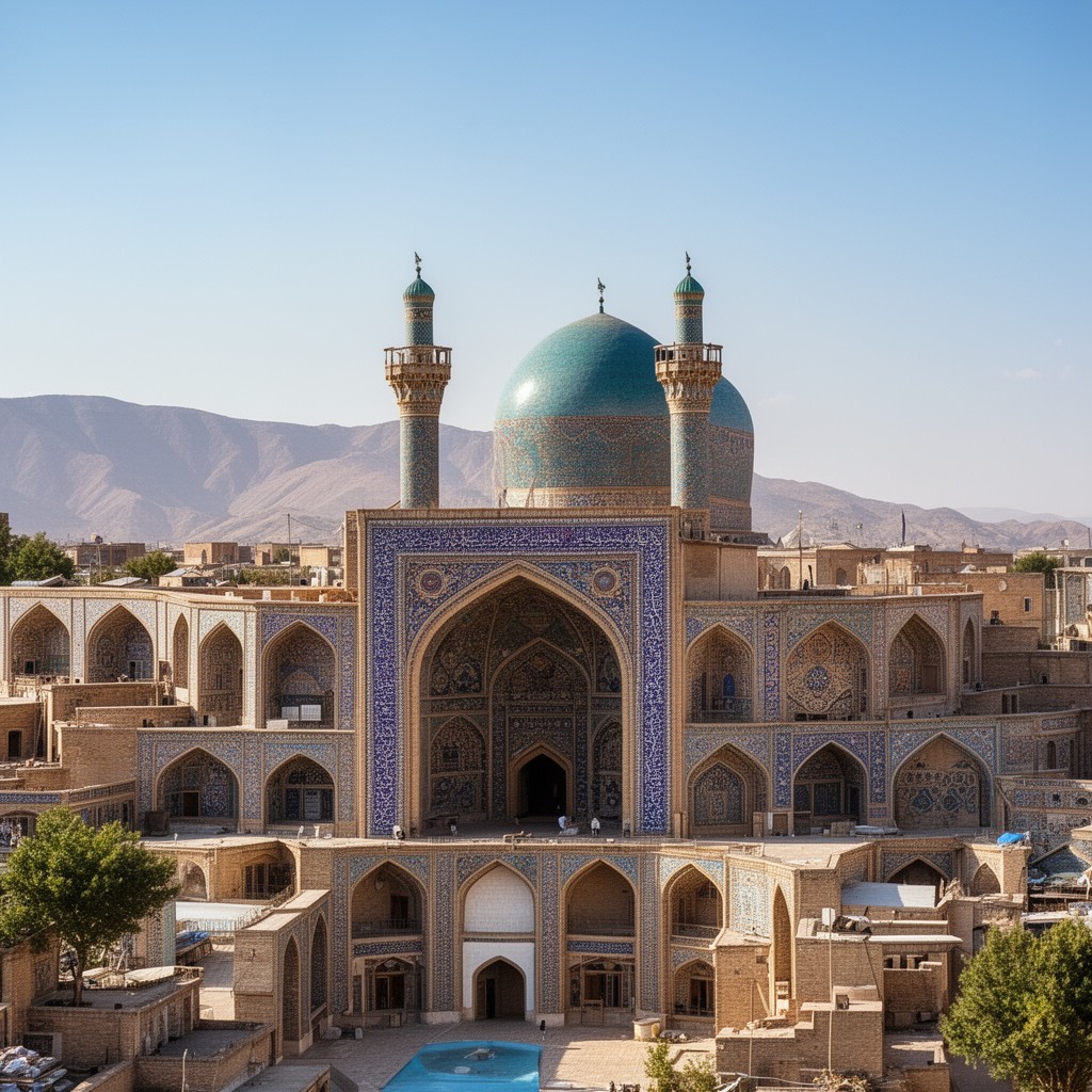 AI-generated illustration of Qazvin, Iran