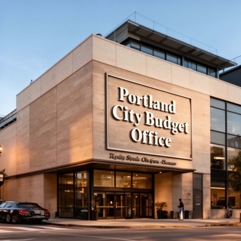 AI-generated illustration of Portland City Budget Office