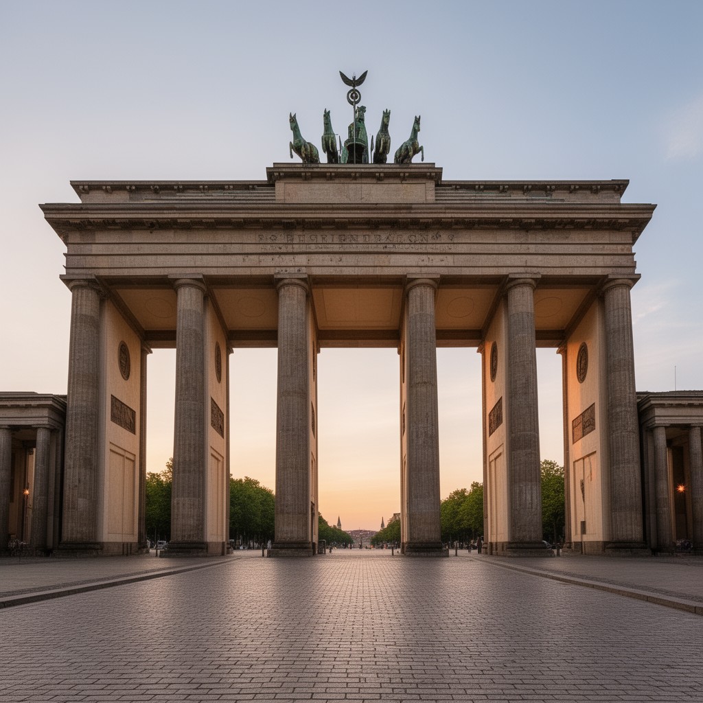 AI-generated illustration of Brandenburg Gate (Potsdam)