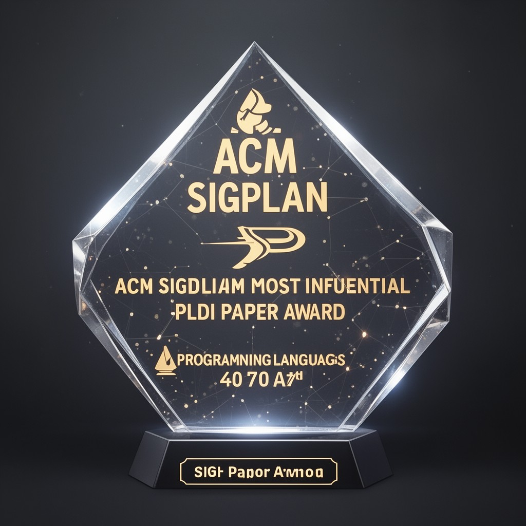AI-generated illustration of ACM SIGPLAN Most Influential PLDI Paper Award