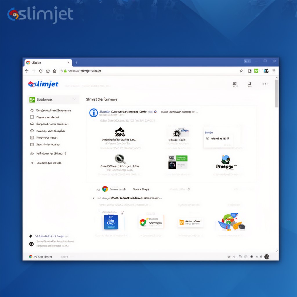 AI-generated illustration of Slimjet